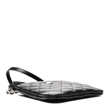 Chanel Lambskin Quilted Crossbody Bag Black 4 of 12