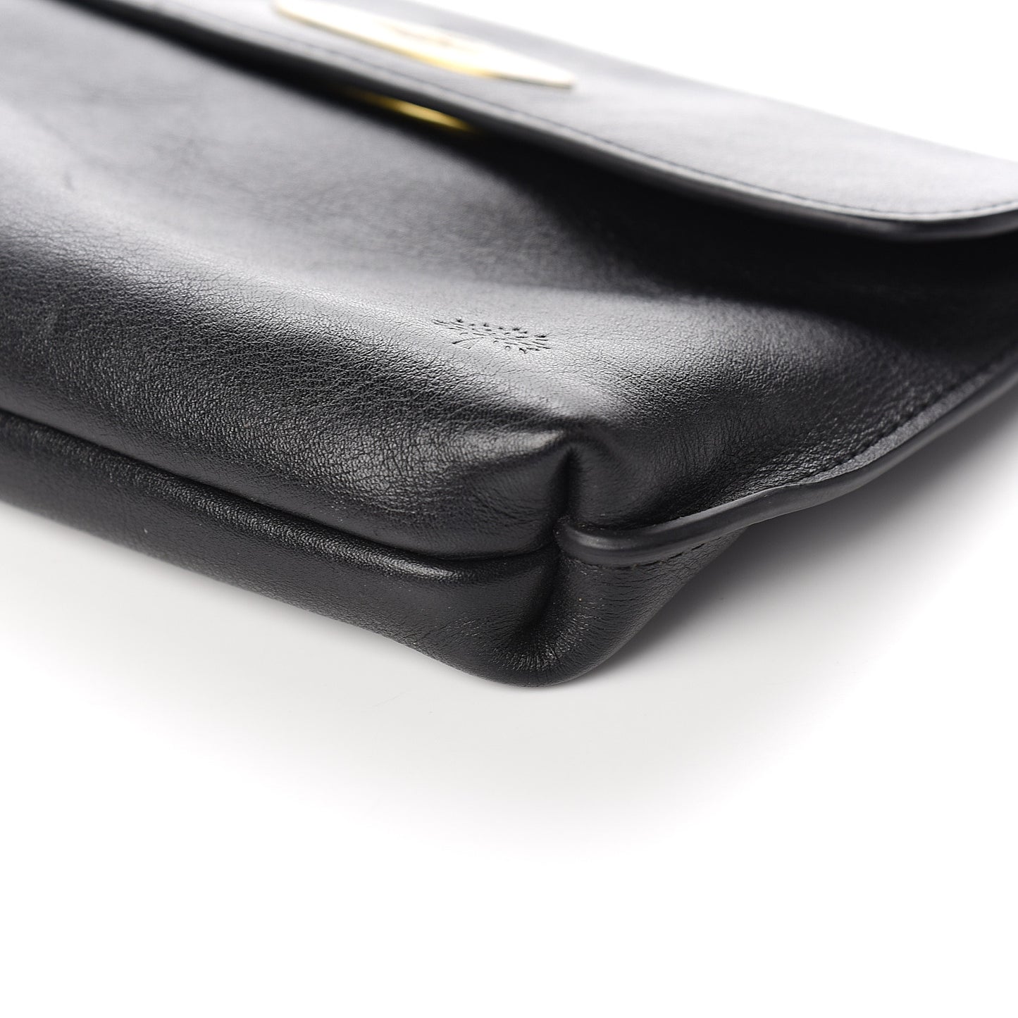 Glossy Goatskin Darley Cosmetic Pouch Black