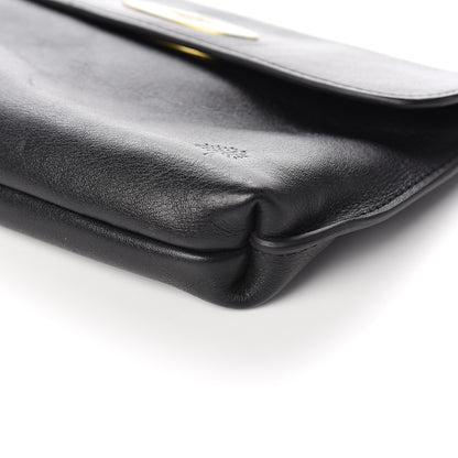 Mulberry Glossy Goatskin Darley Cosmetic Pouch Black 5 of 10