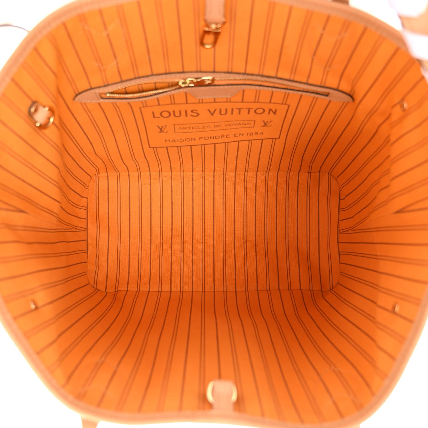 Louis Vuitton Damier Azur Braided Neverfull MM Orange 6 of 11