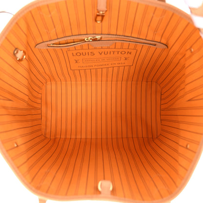 Louis Vuitton Damier Azur Braided Neverfull MM Orange 6 of 11