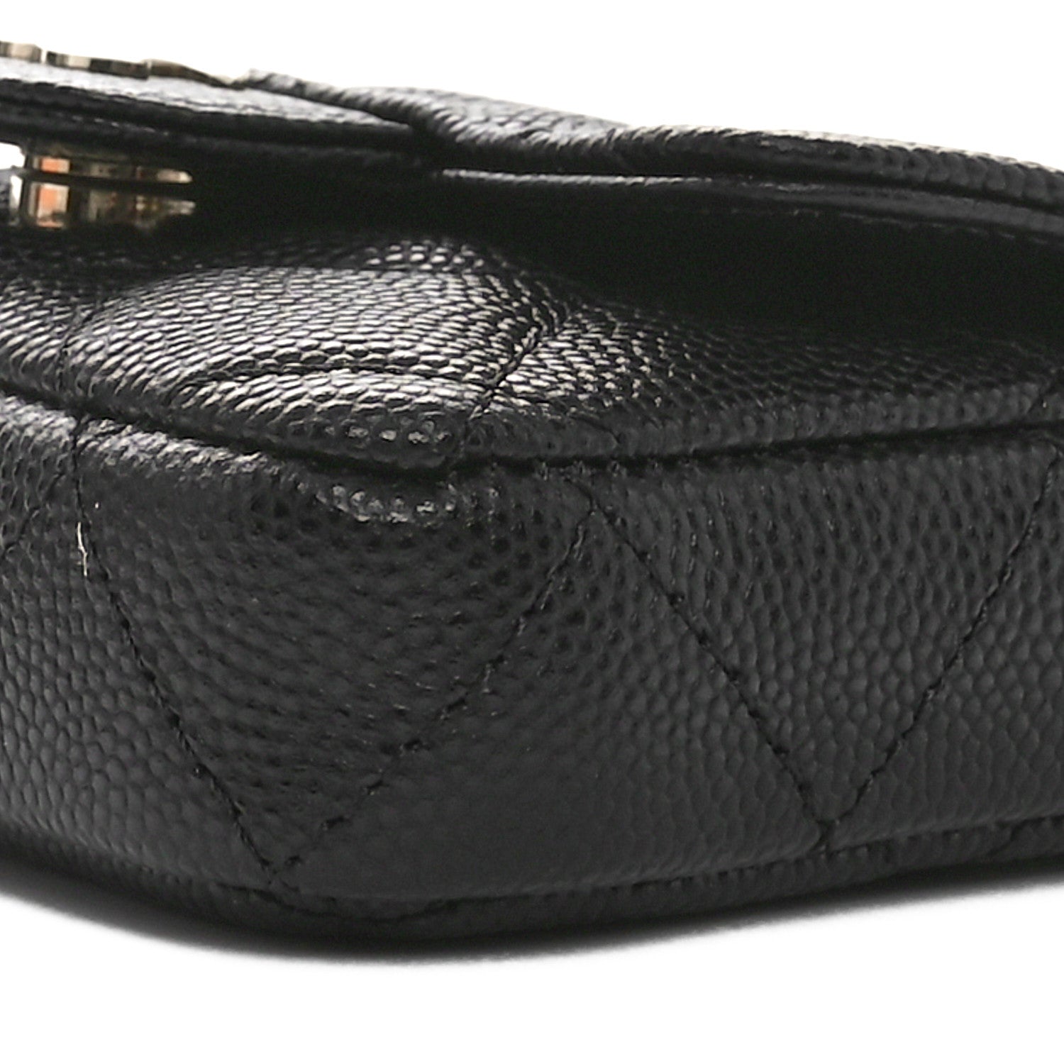 Chanel Caviar Quilted Mini Chain Belt Bag Black 11 of 12