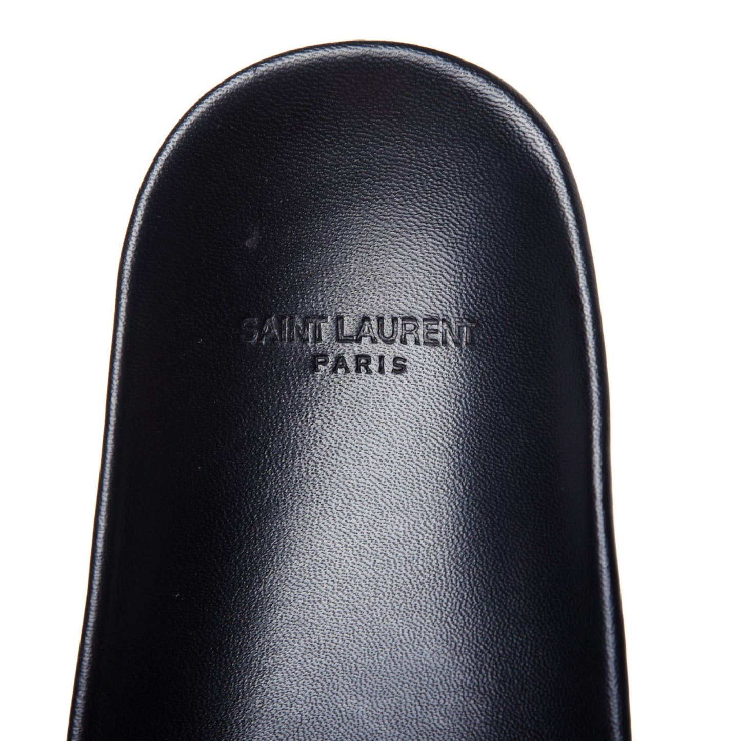 Lambskin Joan Slide Sandals 39.5 Black
