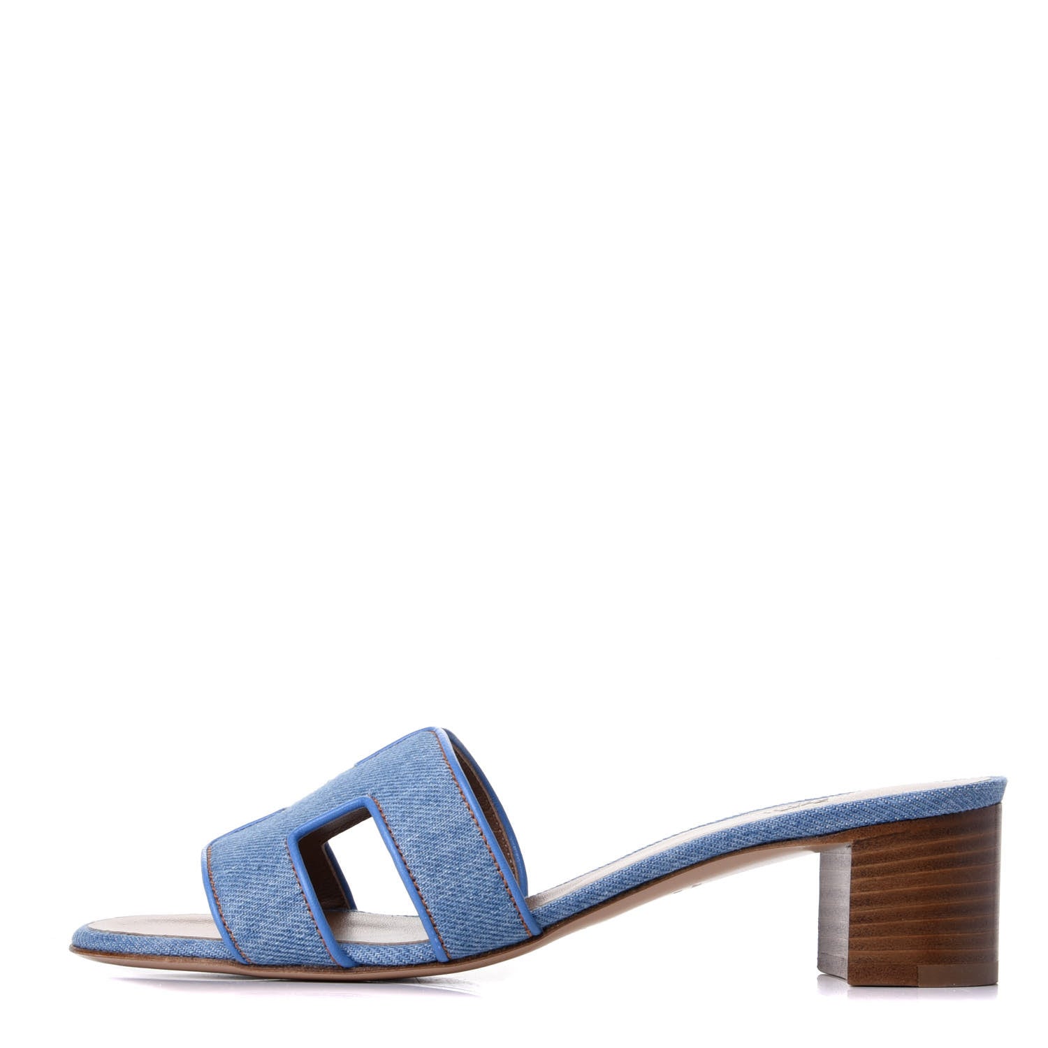 Hermes Denim Oasis Sandals 36 Bleu Clair 1 of 11