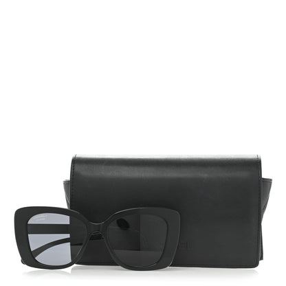 Chanel Acetate Strass Polarized Square Sunglasses 5422-B Black 8 of 8
