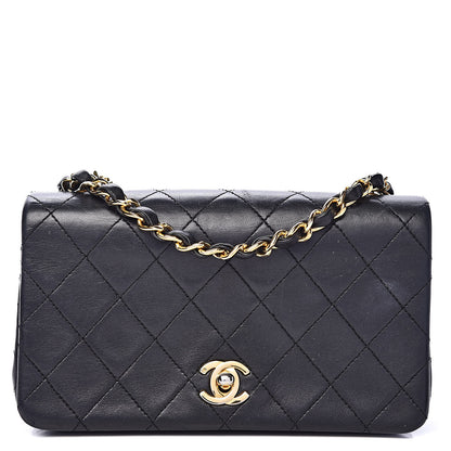 Chanel Lambskin Quilted Mini Flap Black 1 of 13