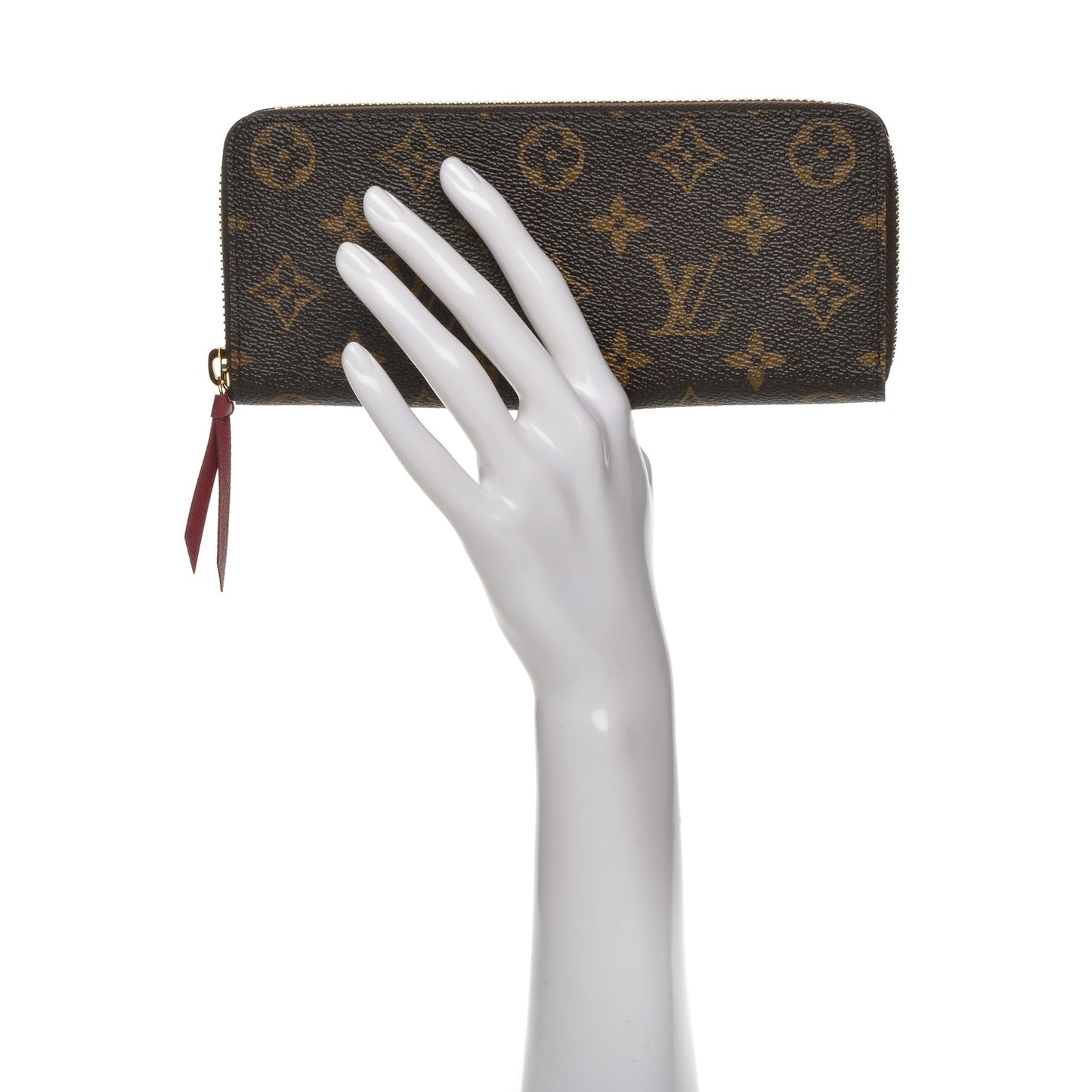 Monogram Clemence Wallet Fuchsia