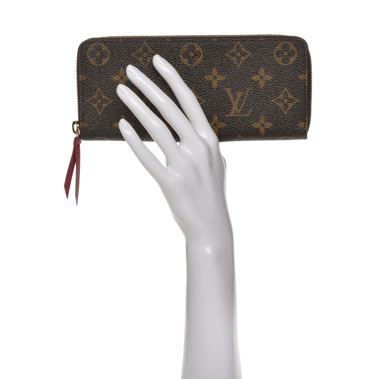 Louis Vuitton Monogram Clemence Wallet Fuchsia 2 of 6