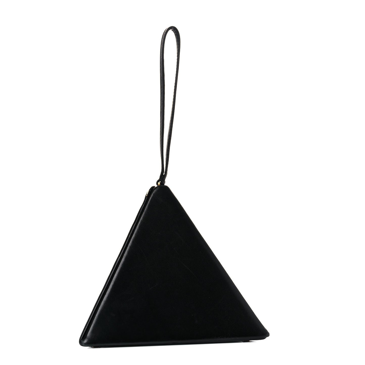 Lambskin Pyramid Clutch Black