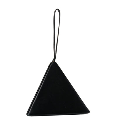 Saint Laurent Lambskin Pyramid Clutch Black 3 of 21