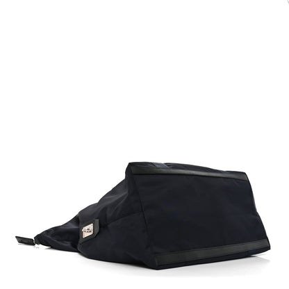 Prada Re-Nylon Saffiano Duffle Bag Navy 7 of 17