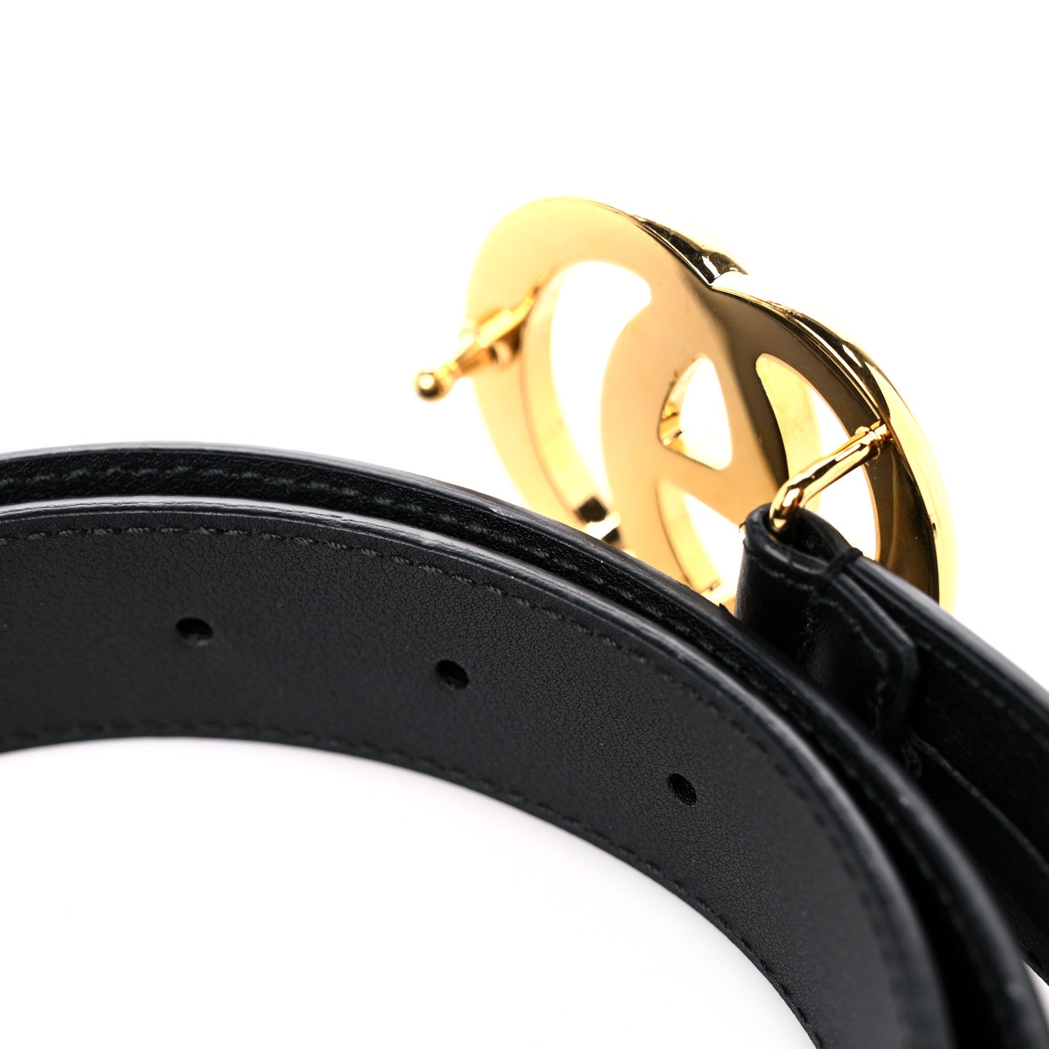 Gucci Plutone Calfskin Double G 30mm Belt 90 36 Black 6 of 7