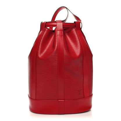 Louis Vuitton Epi Randonnee PM Castillan Red 1 of 8