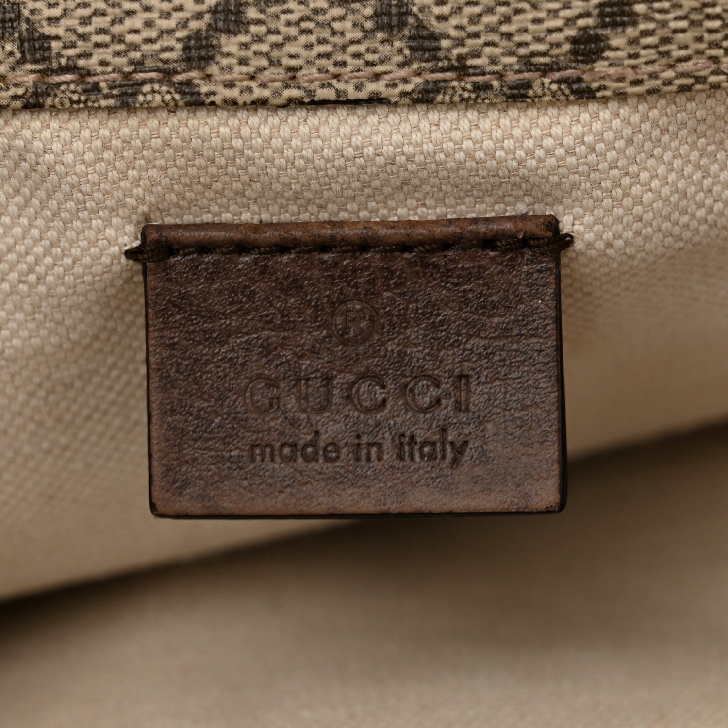 Gucci GG Supreme Monogram Web Neo Vintage Double Flap Messenger Bag Beige New Acero 6 of 10