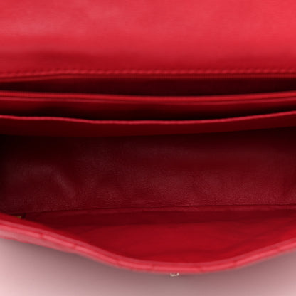 Chanel Washed Caviar Quilted Maxi Single Flap Fuchsia 5 of 12