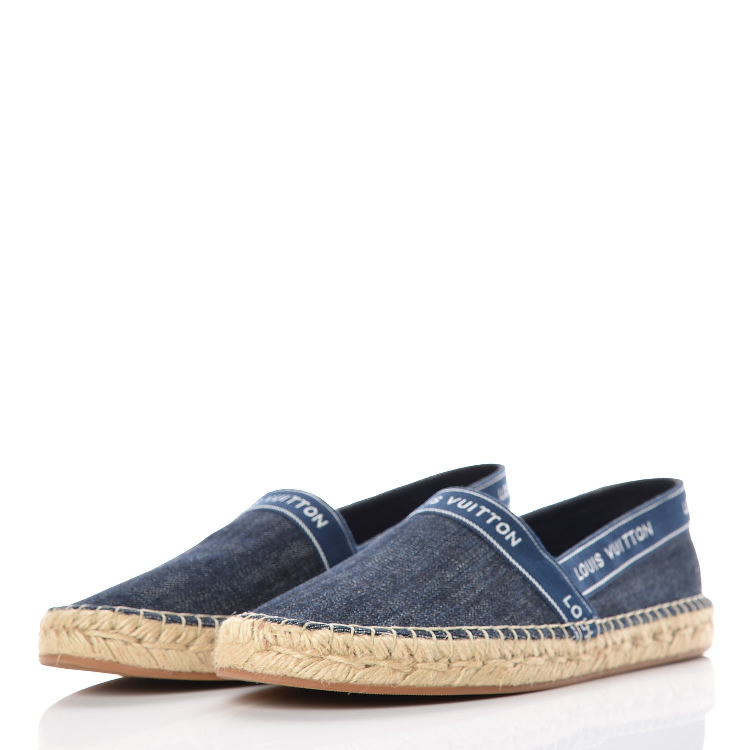 Louis Vuitton Denim Croisiere Espadrille 37 Marine 3 of 8
