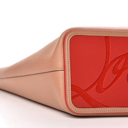 Christian Louboutin Calfskin Spikes East West Cabata Tote Nude 11 of 13
