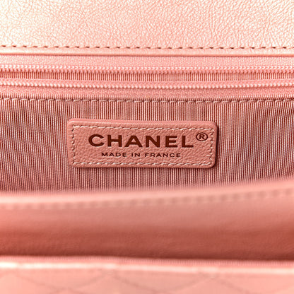 Chanel Iridescent Calfskin Smart Pocket Flap Bag Pink 6 of 10