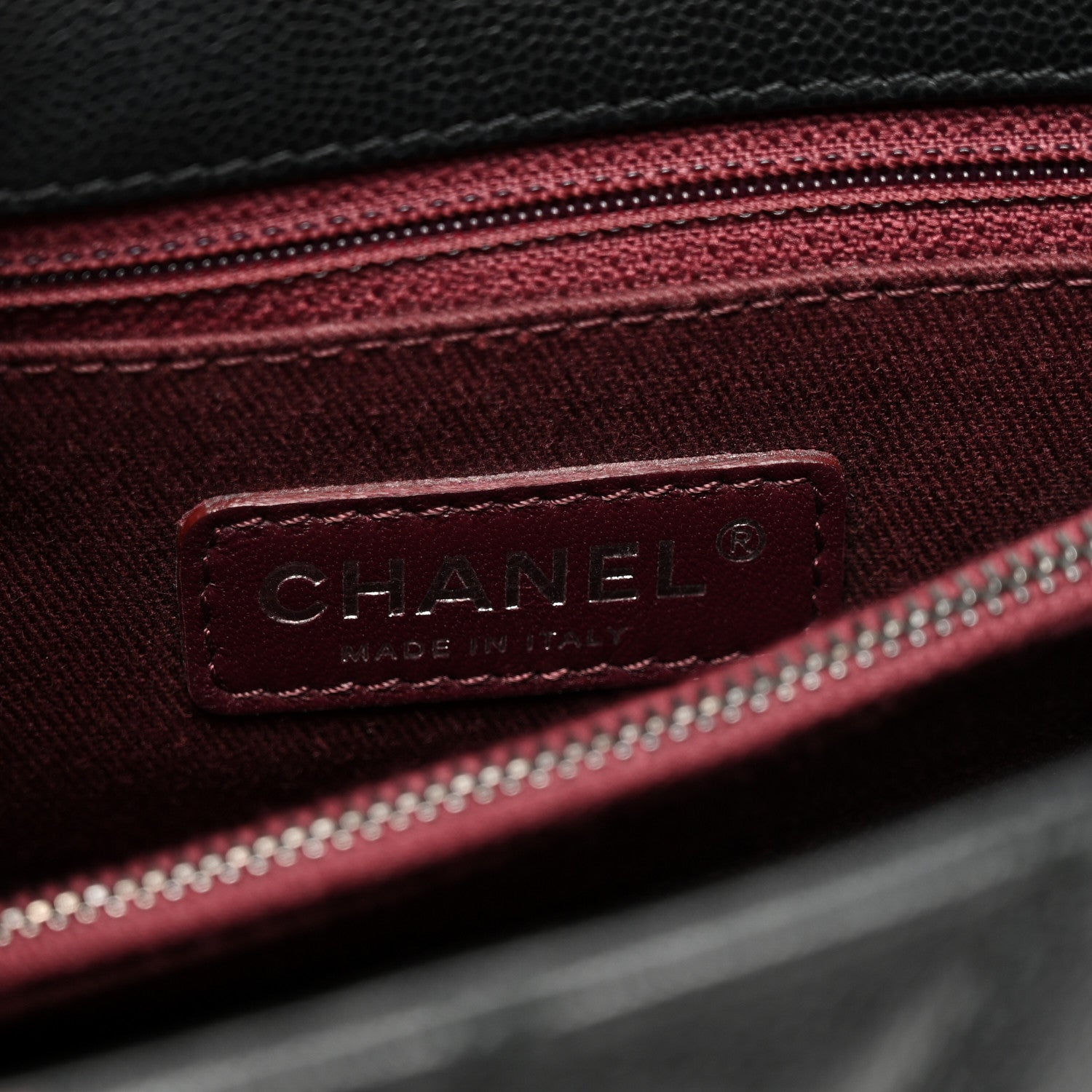 Chanel Caviar Quilted Small Coco Handle Flap Black 6 of 12
