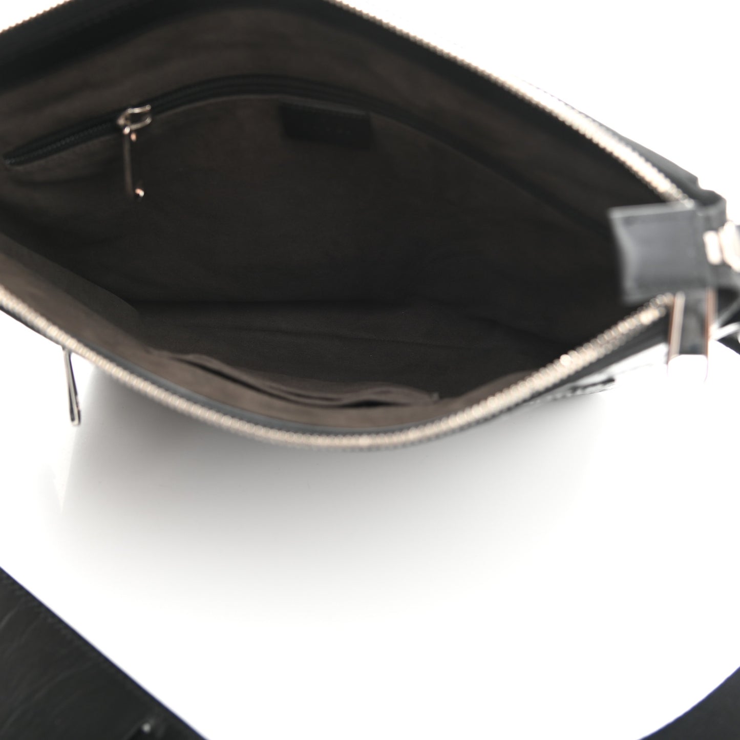 Guccissima Signature Medium Flat Messenger Bag Black