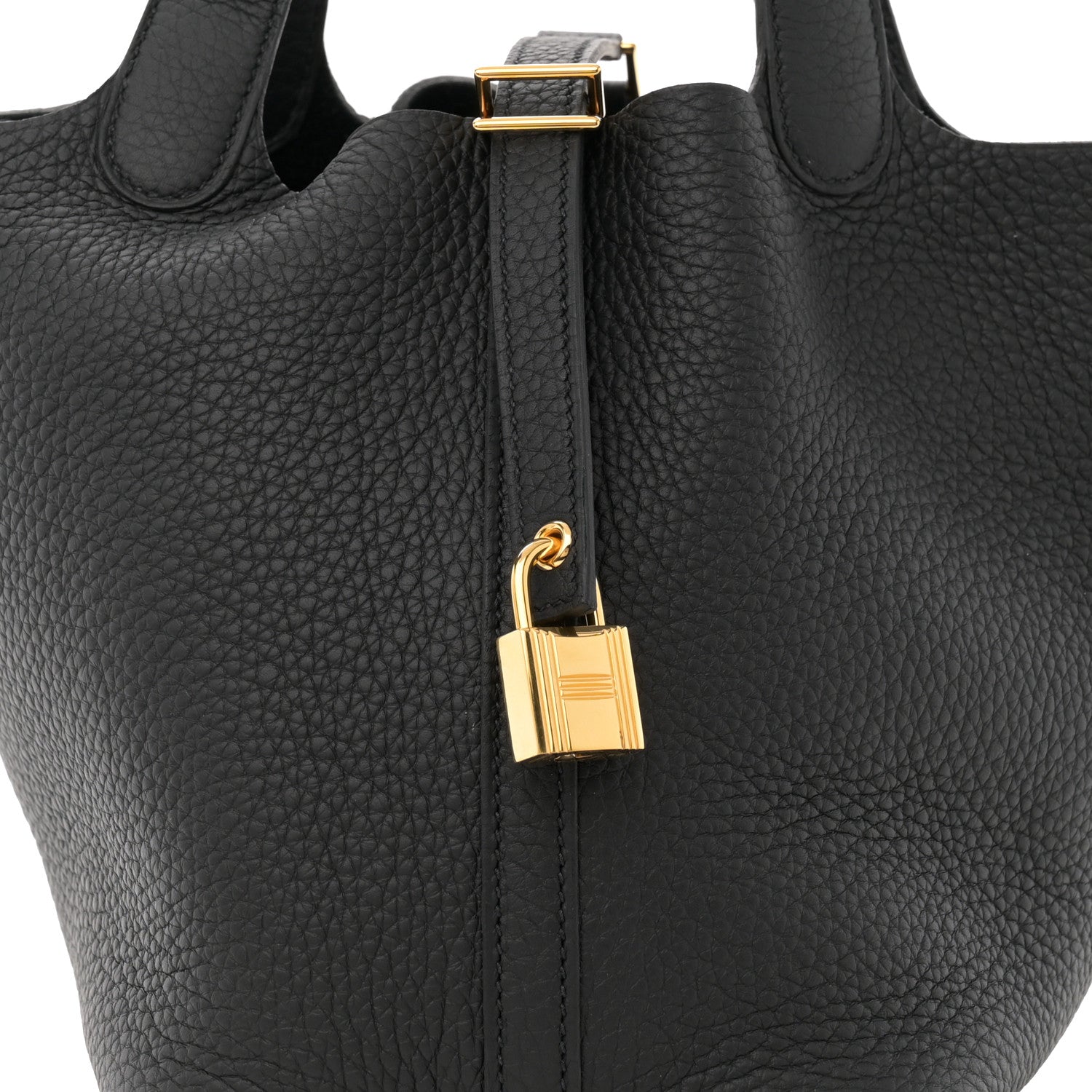 Hermes Taurillon Clemence Picotin Lock 18 PM Black 8 of 11