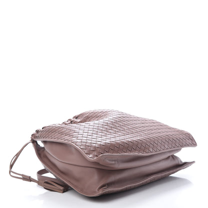 Bottega Veneta Nappa Intrecciato Medium Drawstring Tassel Tote Violet 3 of 9
