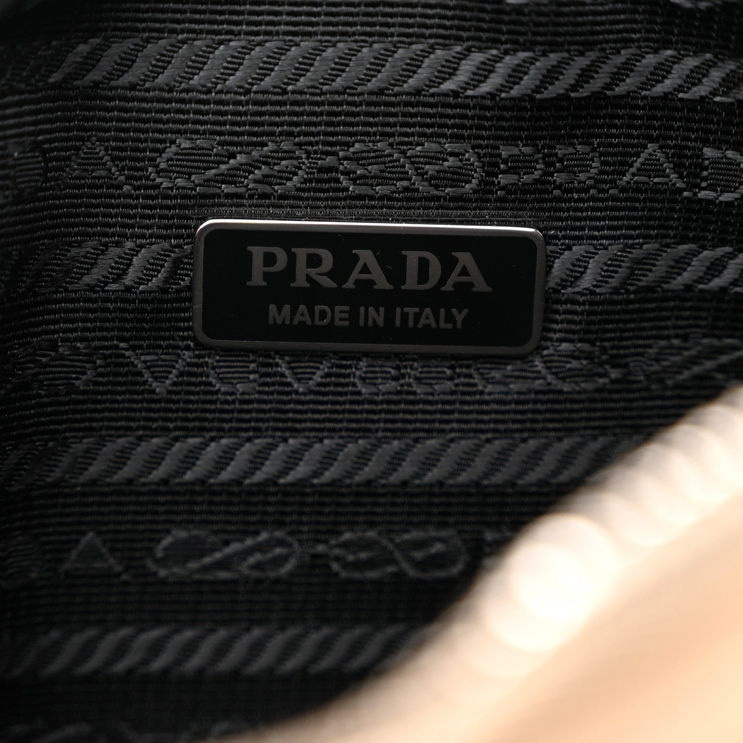 Prada Grace Lux Triangle Logo Embossed Mini Triangle Bag Sabbia 6 of 11