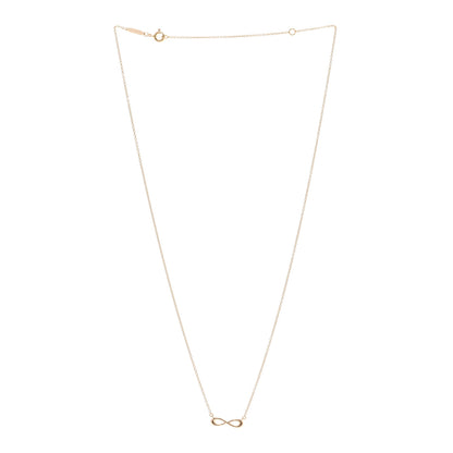 Tiffany 18K Rose Gold Infinity Pendant Necklace 3 of 5