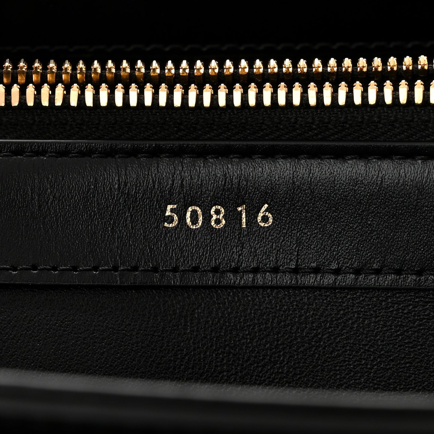 Satinated Calfskin Medium 16 Top Handle Bag Black