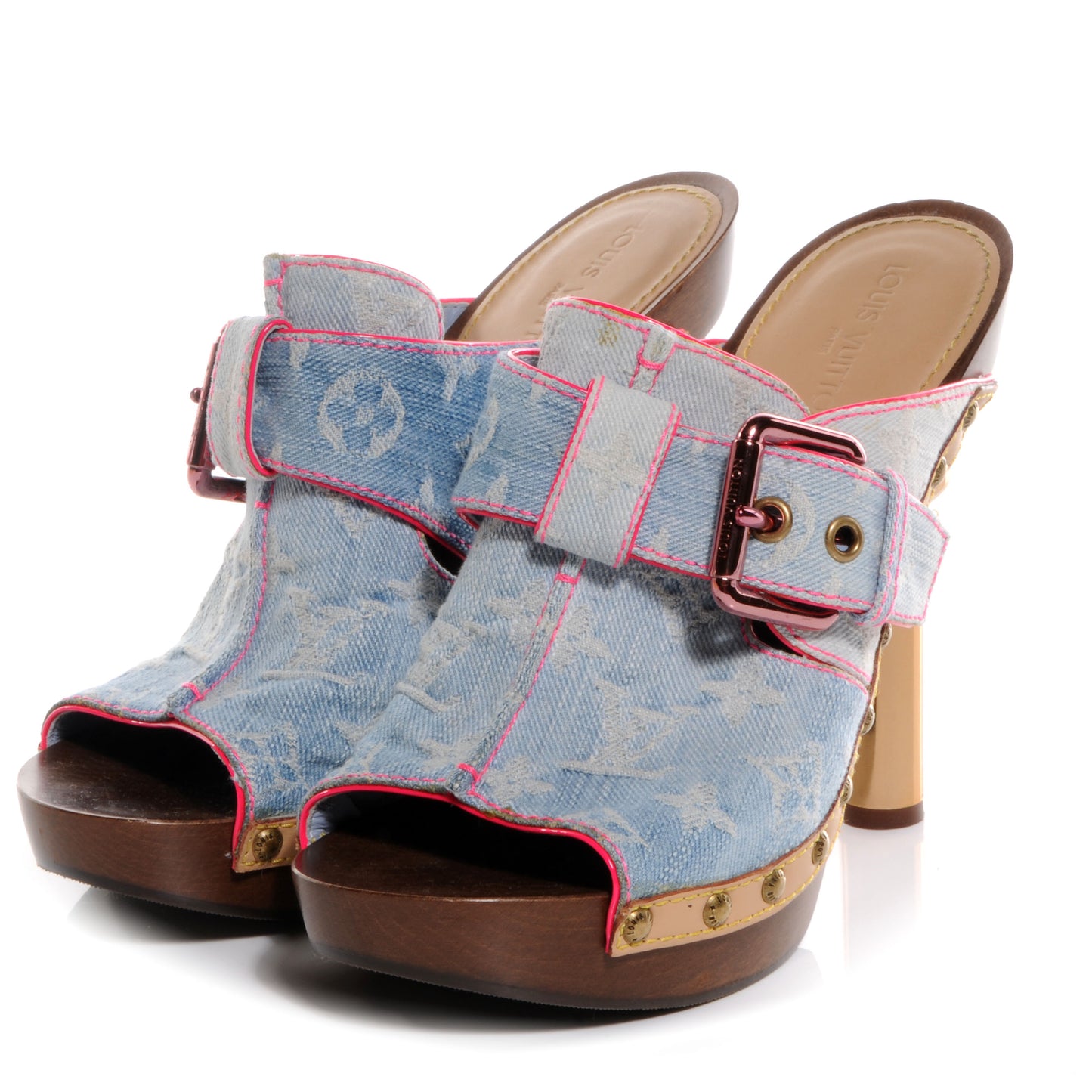 Rosa Denim Mule Clogs 38