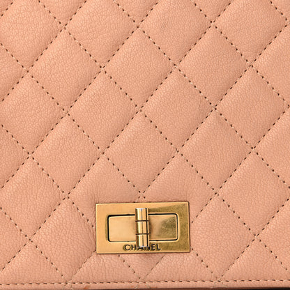 Chanel Goatskin Quilted Large Rita Top Handle Flap Beige 9 of 9
