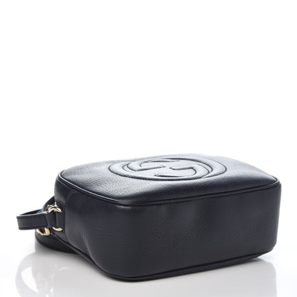 Gucci Pebbled Calfskin Small Soho Disco Bag Blue 4 of 7