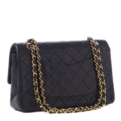 Chanel Lambskin Quilted Medium Double Flap Black 3 of 10