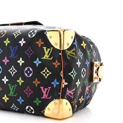 Louis Vuitton Monogram Multicolor Speedy 30 Black 10 of 12