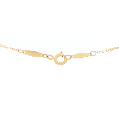 Tiffany 18K Yellow Gold Diamond .05ct Elsa Peretti Diamonds by the Yard Pendant Necklace 5 of 6