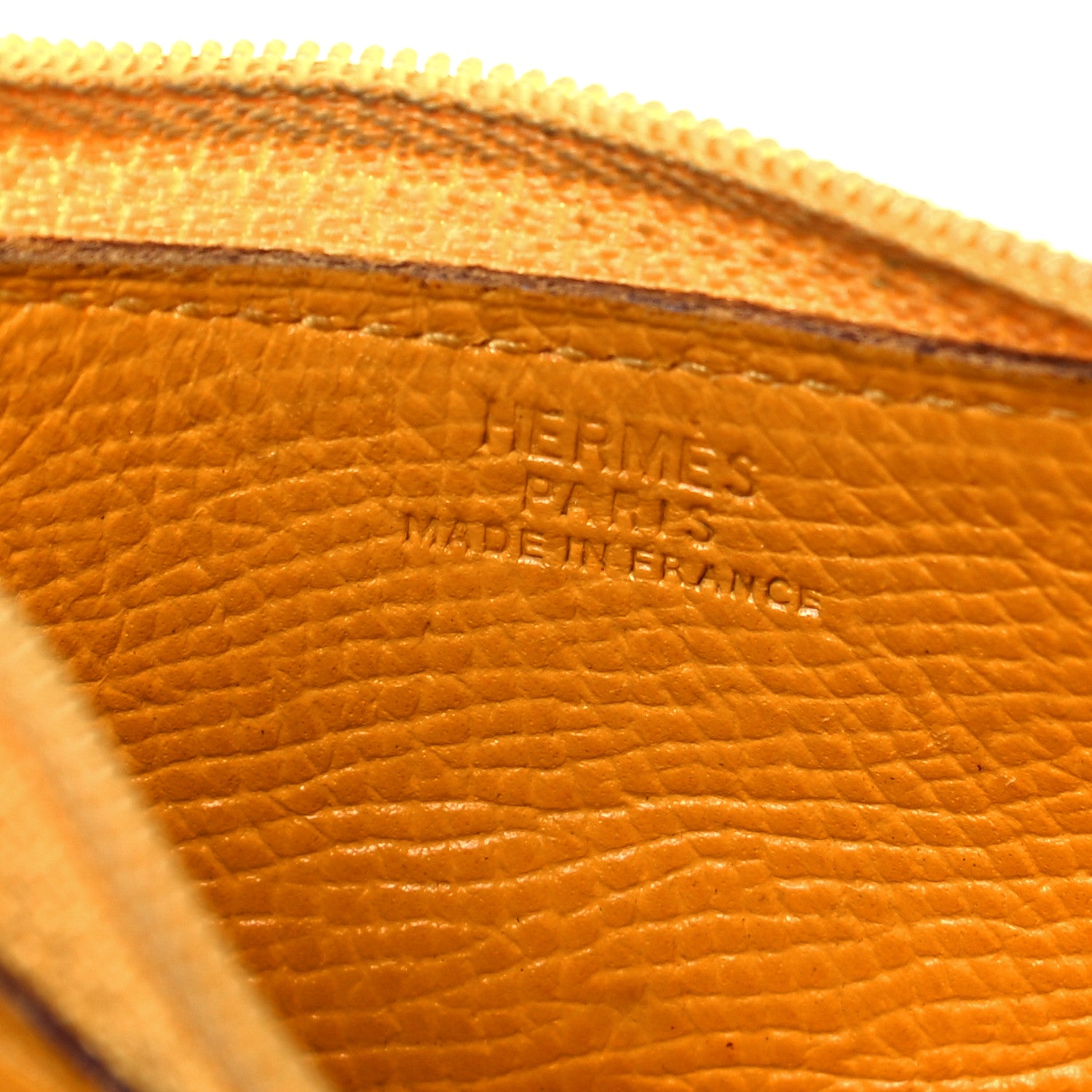 Hermes Courchevel Banana Coin Purse Jaune 5 of 9