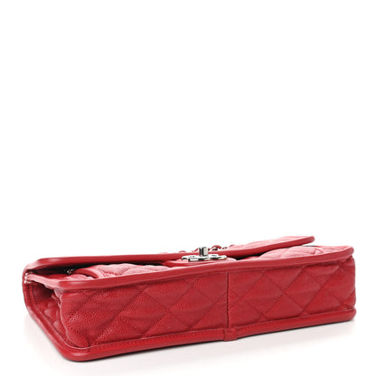Chanel Caviar Quilted Medium French Riviera Flap Red 3 of 4