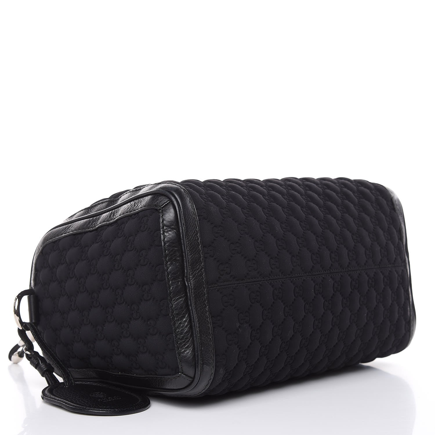 Gucci Guccissima Neoprene Medium Techno Tag Boston Black 4 of 14