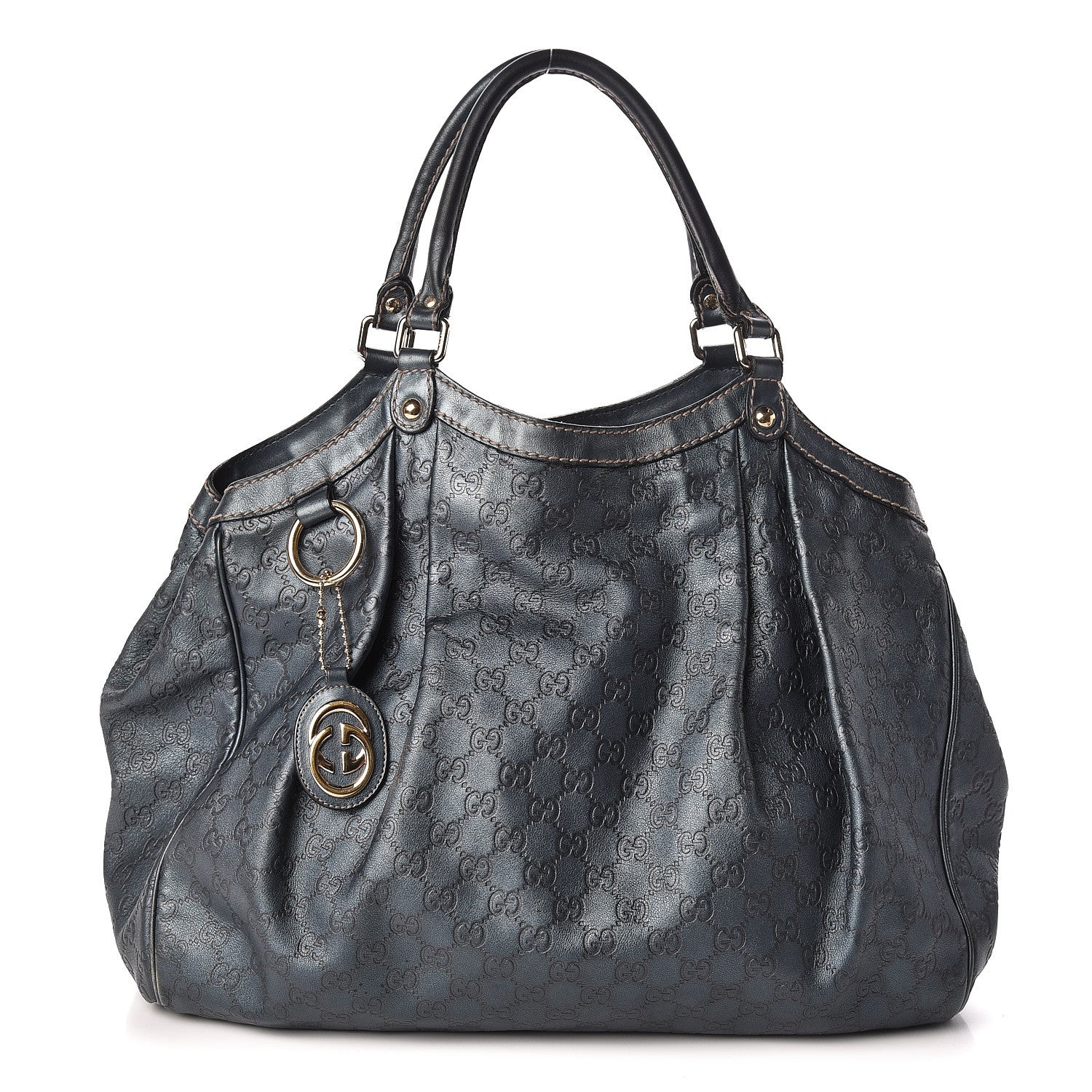 Gucci Metallic Guccissima Large Sukey Tote 1 of 13