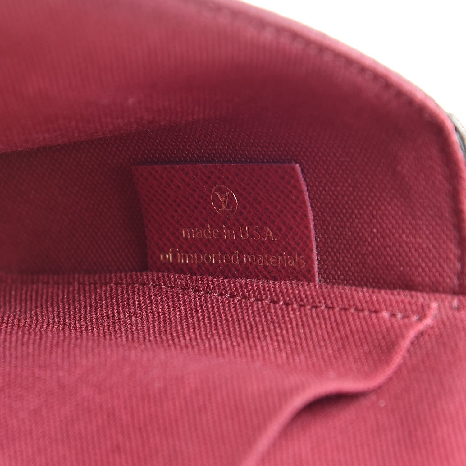 Louis Vuitton Monogram Pochette Felicie Chain Wallet Fuchsia 9 of 16