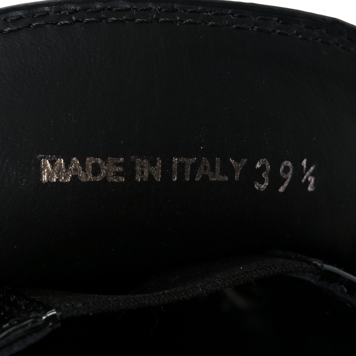 Prada Vernice Metal Triangle Logo 50mm Loafers 39.5 Black 9 of 9