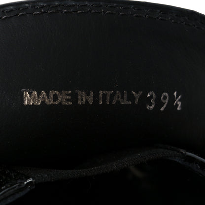 Prada Vernice Metal Triangle Logo 50mm Loafers 39.5 Black 9 of 9