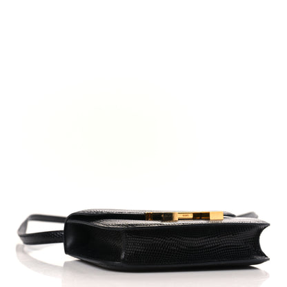 Hermes Lizard Niloticus Micro Constance 14 Black 4 of 10