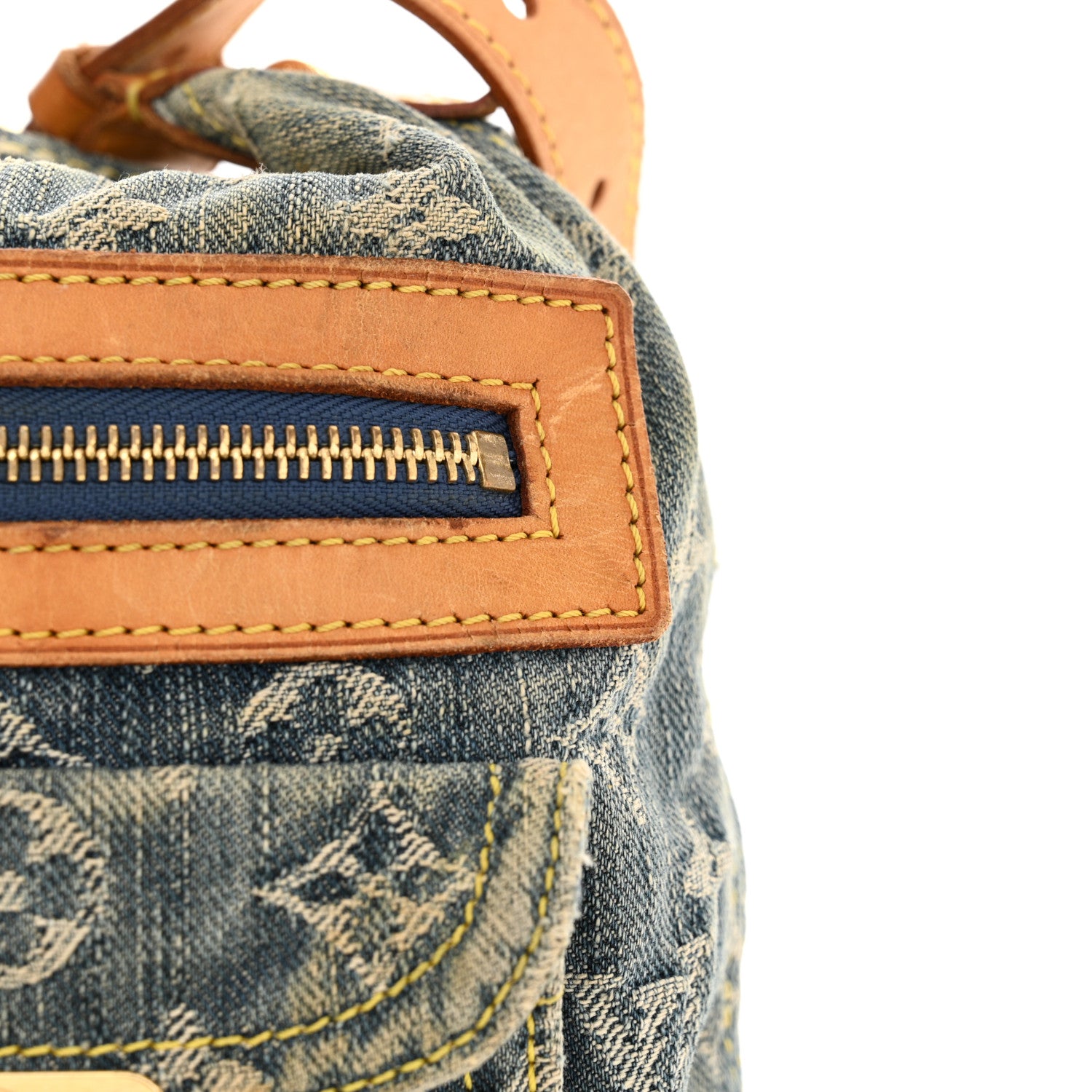 Louis Vuitton Monogram Denim Baggy PM Blue 15 of 17
