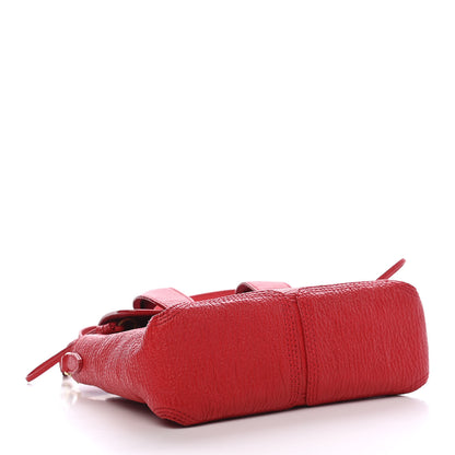 3.1 Phillip Lim Textured Calfskin Mini Pashli Satchel Red 4 of 8