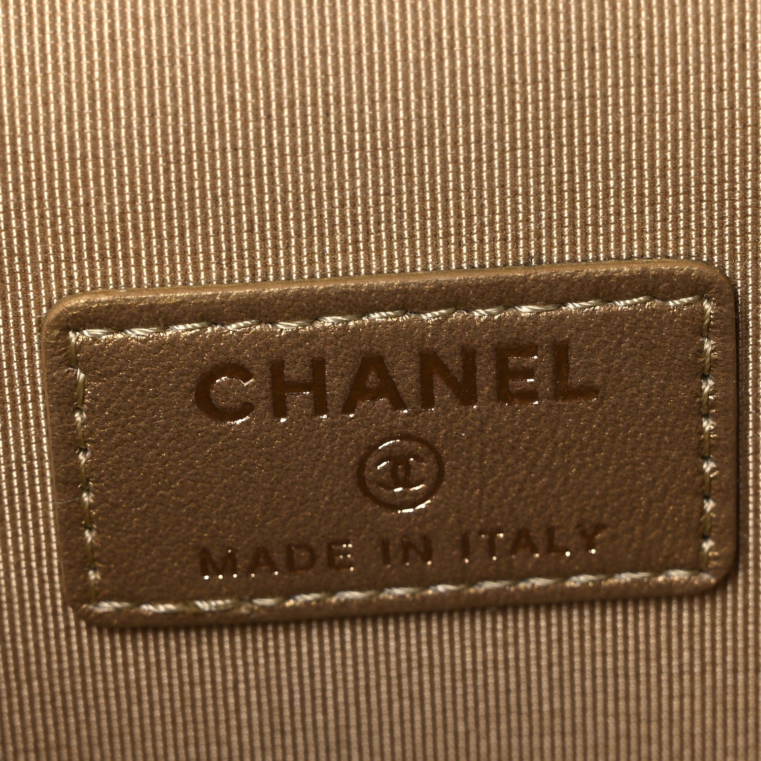 Chanel Lambskin Quilted Mini Pearl Crush Vanity Case With Chain Black 6 of 11