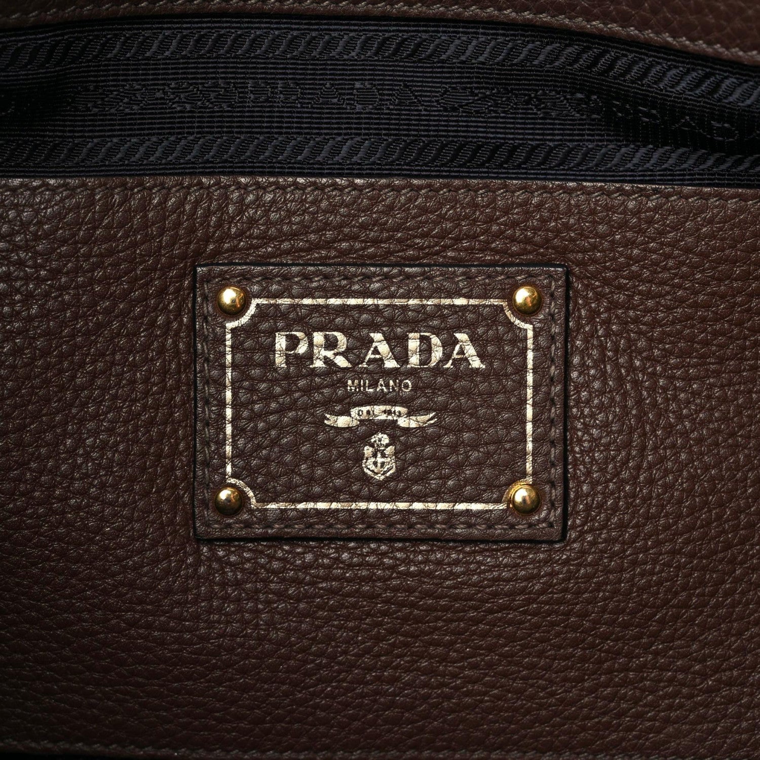 Prada Vitello Daino Shopping Tote Palissandro 6 of 14