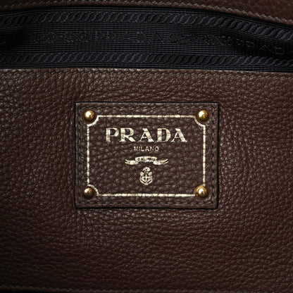 Prada Vitello Daino Shopping Tote Palissandro 6 of 14