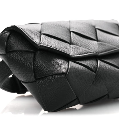 Bottega Veneta Calfskin Intreccio Diago Belt Bag Black 8 of 9
