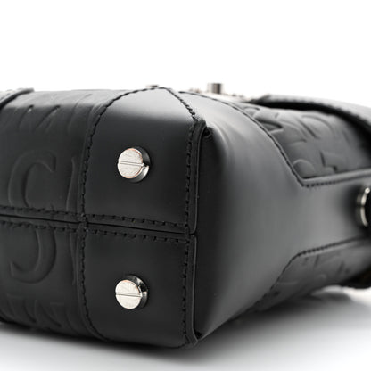 MCM Calfskin Ottomar Logo Mini Soft Berlin Crossbody Black 10 of 10